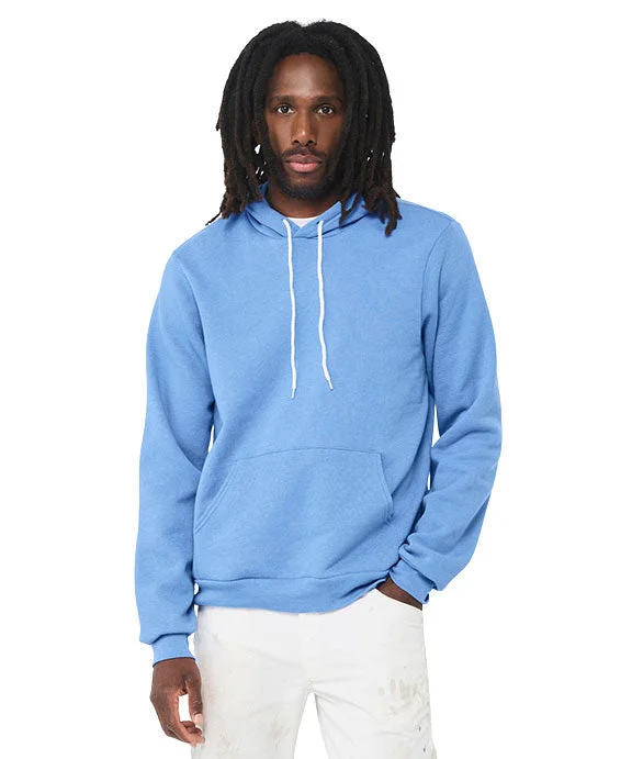 Women's tie - front hoodie in a lightweight fabric for summer layering3719 - Bella + Canvas Unisex Sponge Fleece Pullover Hooded Sweatshirt | Carolina Blue Women's tie - front hoodie in a lightweight fabric for summer layering3719 - Bella + Canvas Unisex Sponge Fleece Pullover Hooded Sweatshirt | Carolina Blue
