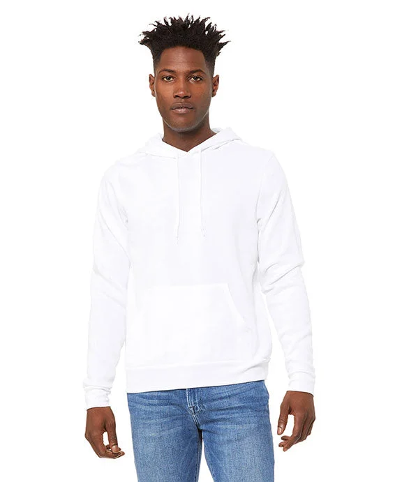 Women's oversized cropped hoodie with drawstrings for a trendy look3719 - Bella + Canvas Unisex Sponge Fleece Pullover Hooded Sweatshirt | DTG White Women's oversized cropped hoodie with drawstrings for a trendy look3719 - Bella + Canvas Unisex Sponge Fleece Pullover Hooded Sweatshirt | DTG White