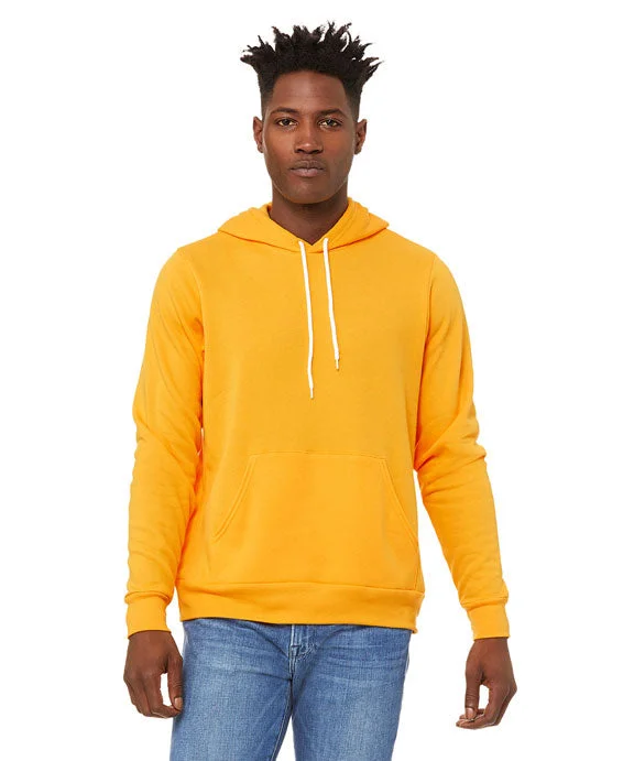 Women's fleece - lined hoodie with thumbholes for warmth in winter3719 - Bella + Canvas Unisex Sponge Fleece Pullover Hooded Sweatshirt | Gold Women's fleece - lined hoodie with thumbholes for warmth in winter3719 - Bella + Canvas Unisex Sponge Fleece Pullover Hooded Sweatshirt | Gold