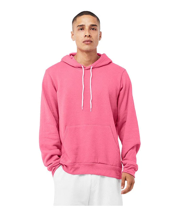 Women's pullover hoodie with a side slit for a modern and relaxed fit3719 - Bella + Canvas Unisex Sponge Fleece Pullover Hooded Sweatshirt | Heather Charity Pink Women's pullover hoodie with a side slit for a modern and relaxed fit3719 - Bella + Canvas Unisex Sponge Fleece Pullover Hooded Sweatshirt | Heather Charity Pink