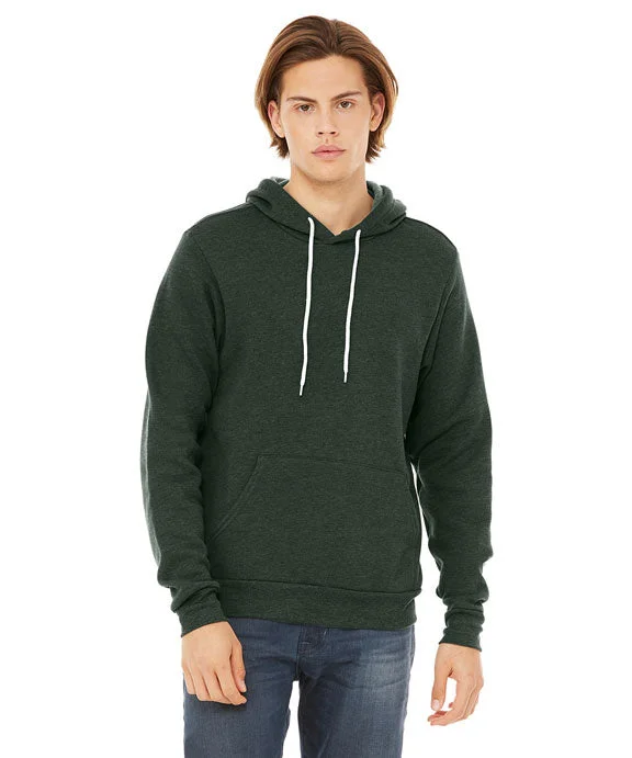 Women's fleece - lined hoodie with thumbholes for warmth in winter3719 - Bella + Canvas Unisex Sponge Fleece Pullover Hooded Sweatshirt | Heather Forest Women's fleece - lined hoodie with thumbholes for warmth in winter3719 - Bella + Canvas Unisex Sponge Fleece Pullover Hooded Sweatshirt | Heather Forest