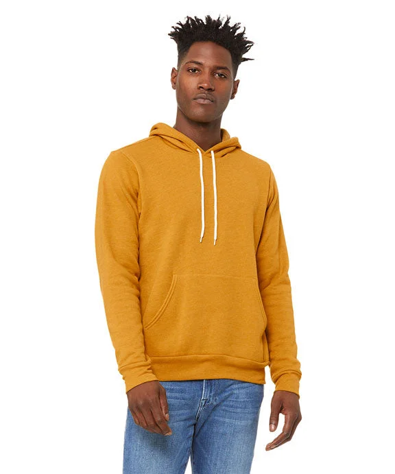 Women's tie - front hoodie in a lightweight fabric for summer layering3719 - Bella + Canvas Unisex Sponge Fleece Pullover Hooded Sweatshirt | Heather Mustard Women's tie - front hoodie in a lightweight fabric for summer layering3719 - Bella + Canvas Unisex Sponge Fleece Pullover Hooded Sweatshirt | Heather Mustard