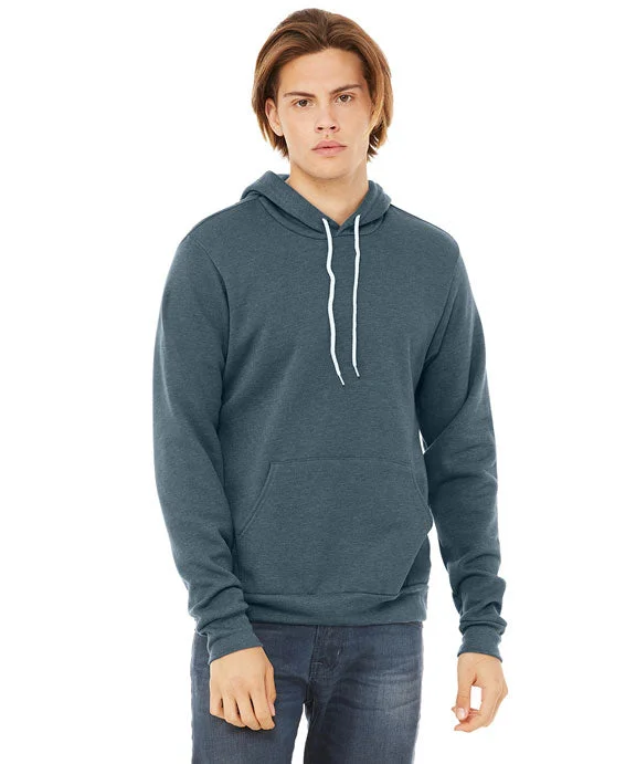 Women's color - block hoodie combining bold hues for a fashion - forward statement3719 - Bella + Canvas Unisex Sponge Fleece Pullover Hooded Sweatshirt | Heather Slate Women's color - block hoodie combining bold hues for a fashion - forward statement3719 - Bella + Canvas Unisex Sponge Fleece Pullover Hooded Sweatshirt | Heather Slate
