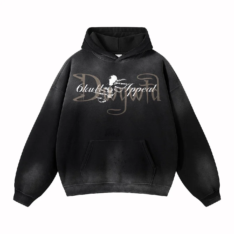 Women's crew - neck sweatshirt in a heather gray shade for a classic and versatile option6Kull | Jungle Ecology Skull Hoodie Women's crew - neck sweatshirt in a heather gray shade for a classic and versatile option6Kull | Jungle Ecology Skull Hoodie