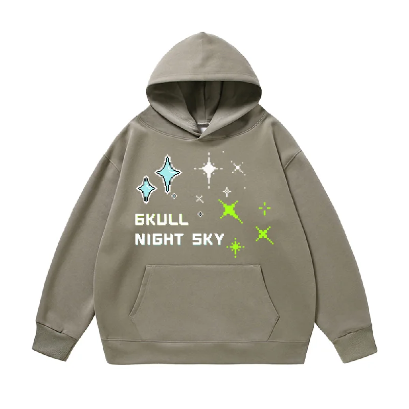 Women's graphic - printed sweatshirt featuring floral patterns for a feminine touch6Kull | Stars In Night Sky Hoodie Women's graphic - printed sweatshirt featuring floral patterns for a feminine touch6Kull | Stars In Night Sky Hoodie