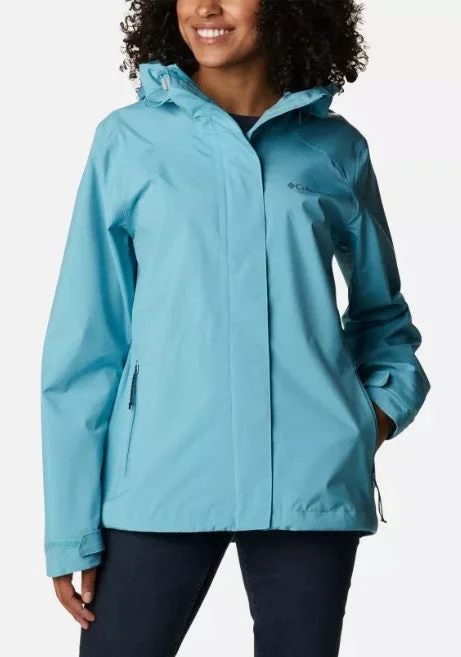 Women's denim jackets with distressed details for a casual and edgy lookColumbia Womens Earth Explorer Waterproof Shell Jacket Women's denim jackets with distressed details for a casual and edgy lookColumbia Womens Earth Explorer Waterproof Shell Jacket