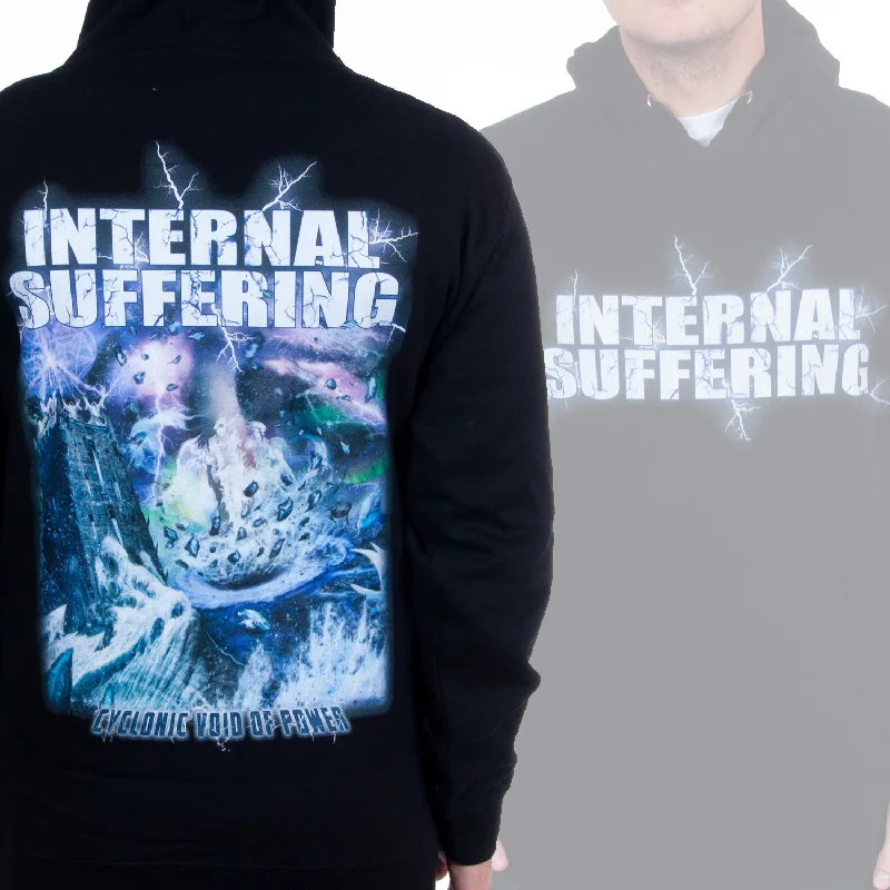Women's pullover hoodie with a side slit for a modern and relaxed fitInternal Suffering "Cyclonic Void of Power" Pullover Hoodie Women's pullover hoodie with a side slit for a modern and relaxed fitInternal Suffering "Cyclonic Void of Power" Pullover Hoodie
