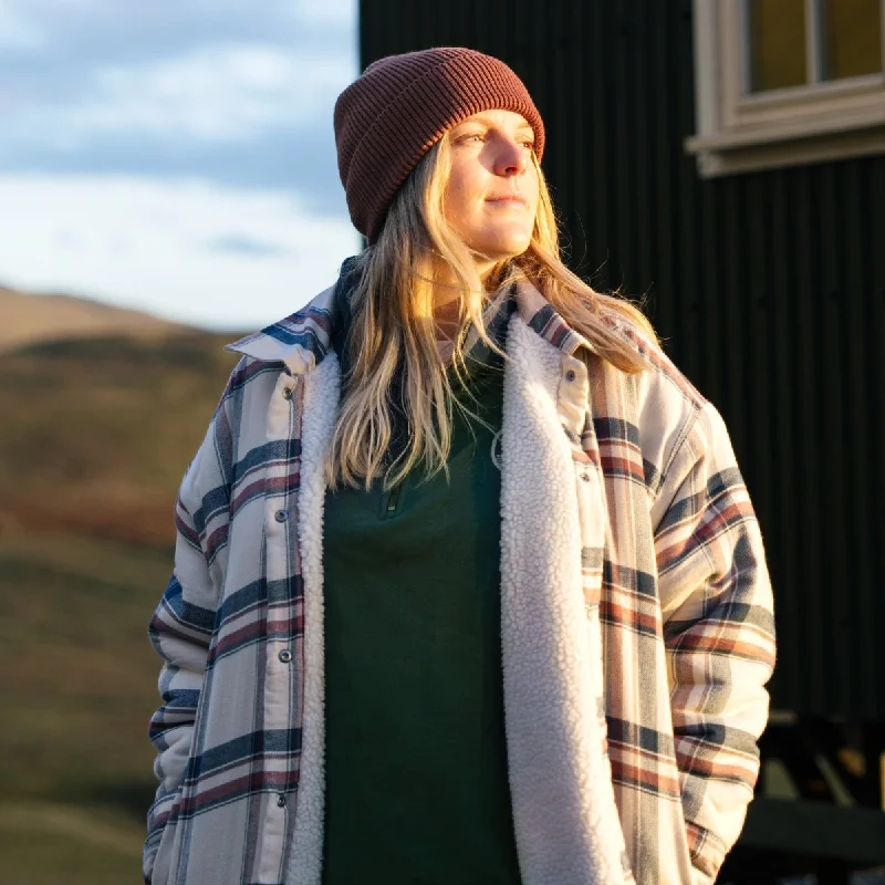 Women's military - style jackets with epaulets for a tough and fashionable appearanceDaleside Sherpa Lined Flannel Jacket Women's military - style jackets with epaulets for a tough and fashionable appearanceDaleside Sherpa Lined Flannel Jacket