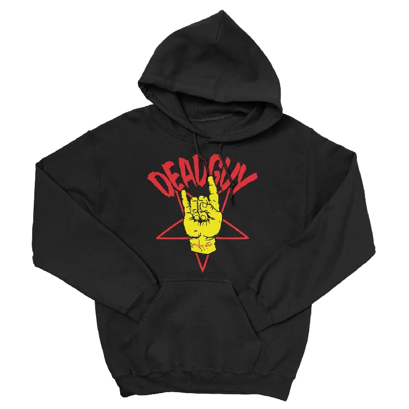 Women's tie - dye hoodie in bright colors for a retro and eye - catching styleDeadguy "Horns" Pullover Hoodie Women's tie - dye hoodie in bright colors for a retro and eye - catching styleDeadguy "Horns" Pullover Hoodie