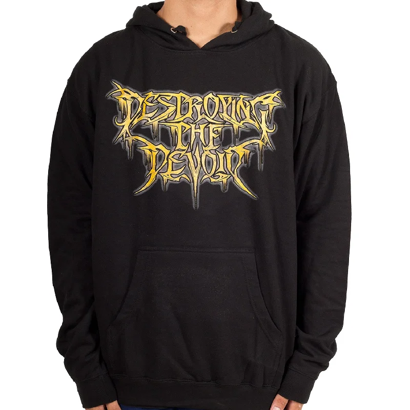 Women's cropped sweatshirt with a slogan graphic for a fun and expressive lookDestroying the Devoid "Logo" Pullover Hoodie Women's cropped sweatshirt with a slogan graphic for a fun and expressive lookDestroying the Devoid "Logo" Pullover Hoodie