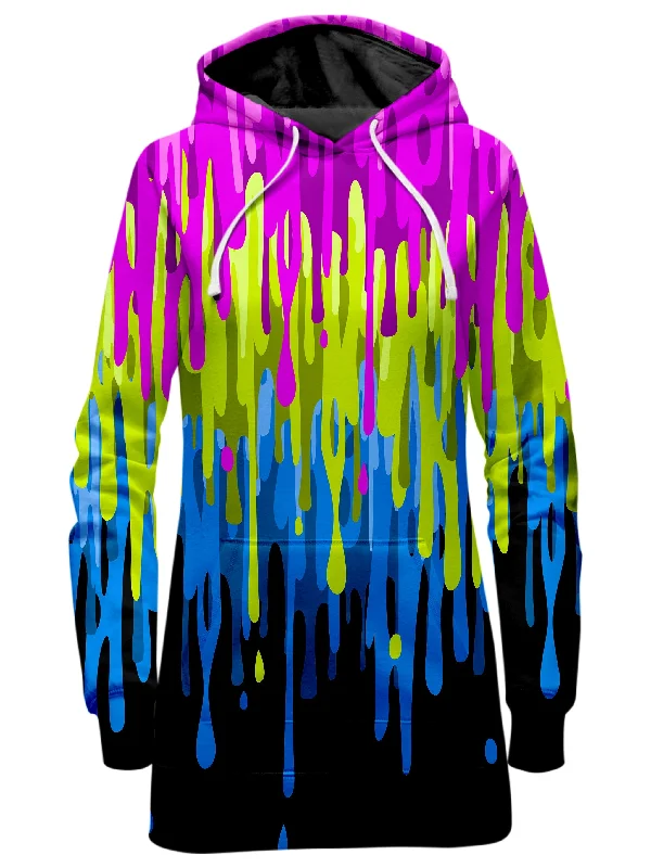 Women's hoodie with a glittery print for a glamorous and sparkly appearanceDrip Hoodie Dress Women's hoodie with a glittery print for a glamorous and sparkly appearanceDrip Hoodie Dress