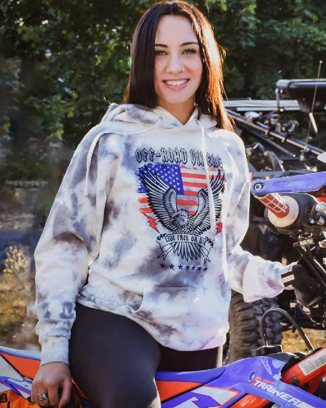 Women's pullover hoodie with a side slit for a modern and relaxed fitFight Unisex Crystal Dye Hoodie