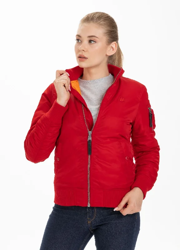 Women's cropped down jackets in bold colors for a sporty and fashionable winter outfitWomen's transitional jacket MA-1 Women's cropped down jackets in bold colors for a sporty and fashionable winter outfitWomen's transitional jacket MA-1
