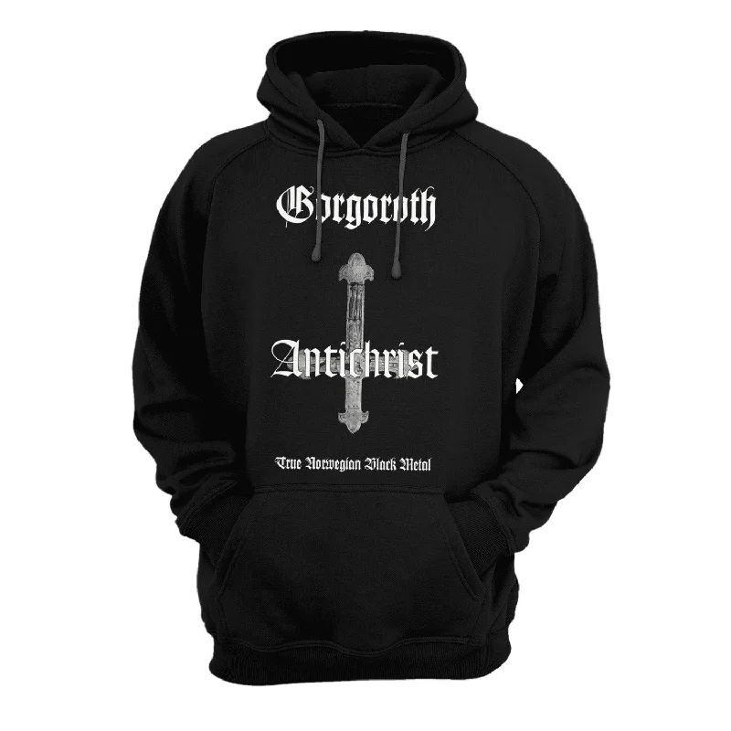 Women's hoodie with a detachable hood for customizable stylingGorgoroth "Antichrist" Pullover Hoodie Women's hoodie with a detachable hood for customizable stylingGorgoroth "Antichrist" Pullover Hoodie