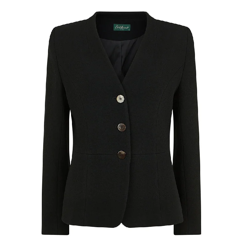 Women's shearling - lined suede jackets for ultimate warmth and luxuryHayley Tailored Wool Crepe Jacket Women's shearling - lined suede jackets for ultimate warmth and luxuryHayley Tailored Wool Crepe Jacket