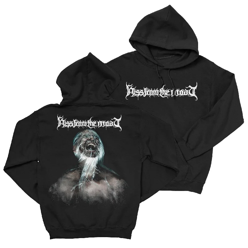 Women's hoodie with a kangaroo pocket and a pom - pom drawstring for added charmHiss From The Moat "The Way Out From Hell" Pullover Hoodie Women's hoodie with a kangaroo pocket and a pom - pom drawstring for added charmHiss From The Moat "The Way Out From Hell" Pullover Hoodie