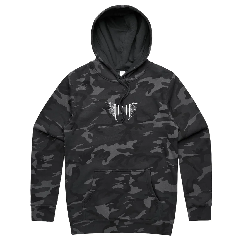 Women's tie - dye hoodie in bright colors for a retro and eye - catching styleHumanity's Last Breath "Embroidered Symbol" Pullover Hoodie Women's tie - dye hoodie in bright colors for a retro and eye - catching styleHumanity's Last Breath "Embroidered Symbol" Pullover Hoodie