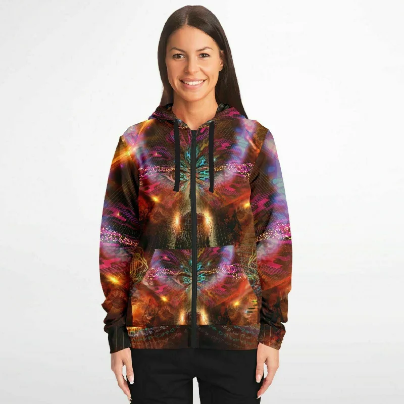 Women's sherpa - lined hoodie for extreme cold weather outdoor activitiesI will Not Fear Zip Up Hoodie Women's sherpa - lined hoodie for extreme cold weather outdoor activitiesI will Not Fear Zip Up Hoodie