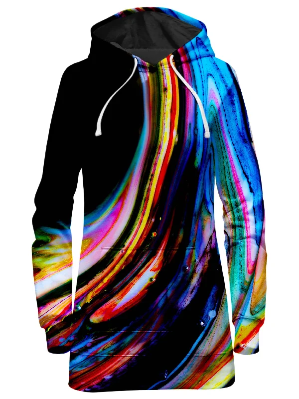 Women's tie - front hoodie in a lightweight fabric for summer layeringInterstellar One Hoodie Dress Women's tie - front hoodie in a lightweight fabric for summer layeringInterstellar One Hoodie Dress