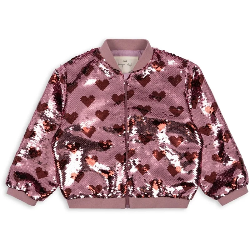 Women's bomber jackets with a holographic finish for a futuristic and eye - catching lookKonges Sløjd Lulu Bomber Jacket Junior Coeur Women's bomber jackets with a holographic finish for a futuristic and eye - catching lookKonges Sløjd Lulu Bomber Jacket Junior Coeur