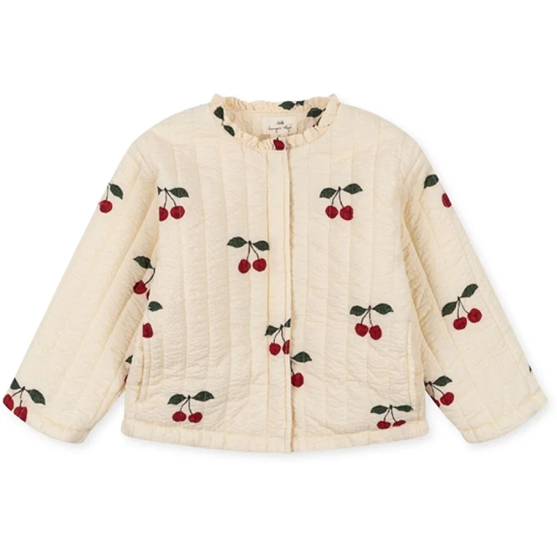Women's cropped down jackets in bold colors for a sporty and fashionable winter outfitKonges Sløjd Mon Grand Cherry Lunella Quilted Jacket Women's cropped down jackets in bold colors for a sporty and fashionable winter outfitKonges Sløjd Mon Grand Cherry Lunella Quilted Jacket