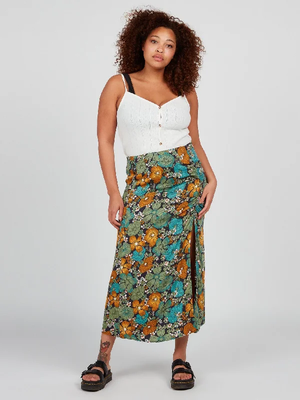 Women's faux fur - trimmed denim jackets for a trendy and cozy styleLuvely Daze Skirt - Jade Women's faux fur - trimmed denim jackets for a trendy and cozy styleLuvely Daze Skirt - Jade