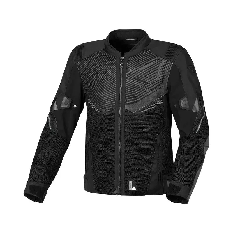 Women's cropped leather jackets with a fringe detail for a western - inspired outfitMACNA FOXTER MOTORCYCLE MESH JACKET Women's cropped leather jackets with a fringe detail for a western - inspired outfitMACNA FOXTER MOTORCYCLE MESH JACKET