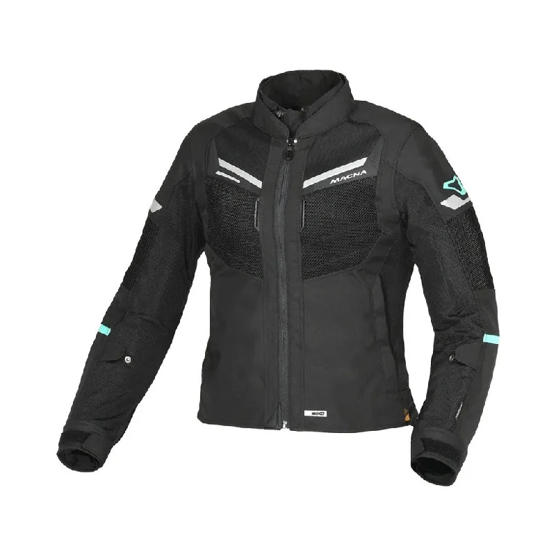 Women's moto jackets with a lace - up front for a unique and stylish touchMACNA TONDO WOMEN MOTORCYCLE MESH JACKET