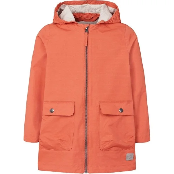 Women's faux fur - trimmed denim jackets for a trendy and cozy styleMarMar Osman Jacket Dark Peach Tech Parka Women's faux fur - trimmed denim jackets for a trendy and cozy styleMarMar Osman Jacket Dark Peach Tech Parka