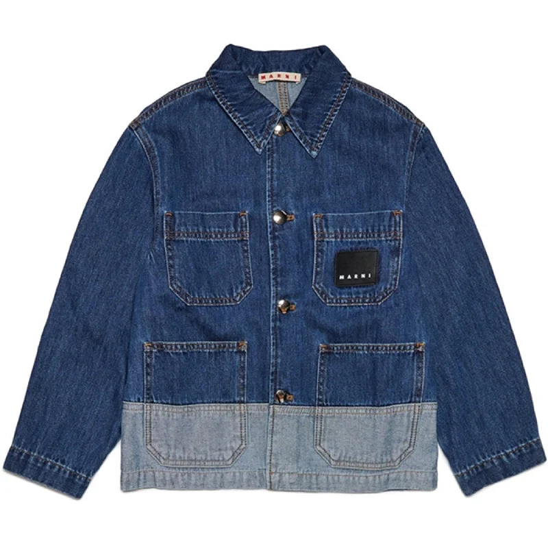Women's bomber jackets with a holographic finish for a futuristic and eye - catching lookMarni Denim Jacket Women's bomber jackets with a holographic finish for a futuristic and eye - catching lookMarni Denim Jacket
