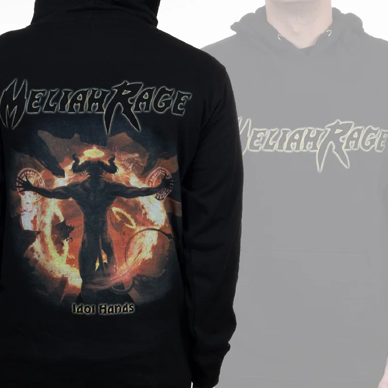 Women's sherpa - lined hoodie for extreme cold weather outdoor activitiesMeliah Rage "Idol Hands" Pullover Hoodie Women's sherpa - lined hoodie for extreme cold weather outdoor activitiesMeliah Rage "Idol Hands" Pullover Hoodie