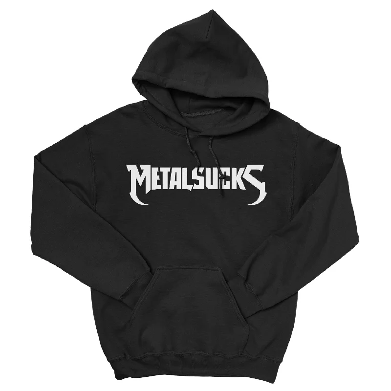 Women's zip - up sweatshirt in pastel blue for a soft and stylish outfitMetal Sucks "Classic Logo" Pullover Hoodie Women's zip - up sweatshirt in pastel blue for a soft and stylish outfitMetal Sucks "Classic Logo" Pullover Hoodie