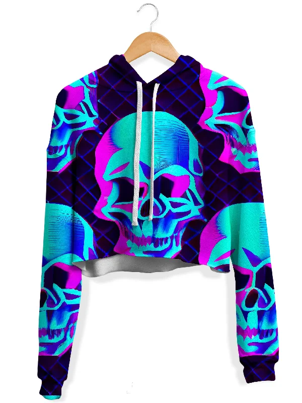Women's sweatshirt with a mesh panel insert for breathability during workoutsNight Trek Fleece Crop Hoodie Women's sweatshirt with a mesh panel insert for breathability during workoutsNight Trek Fleece Crop Hoodie