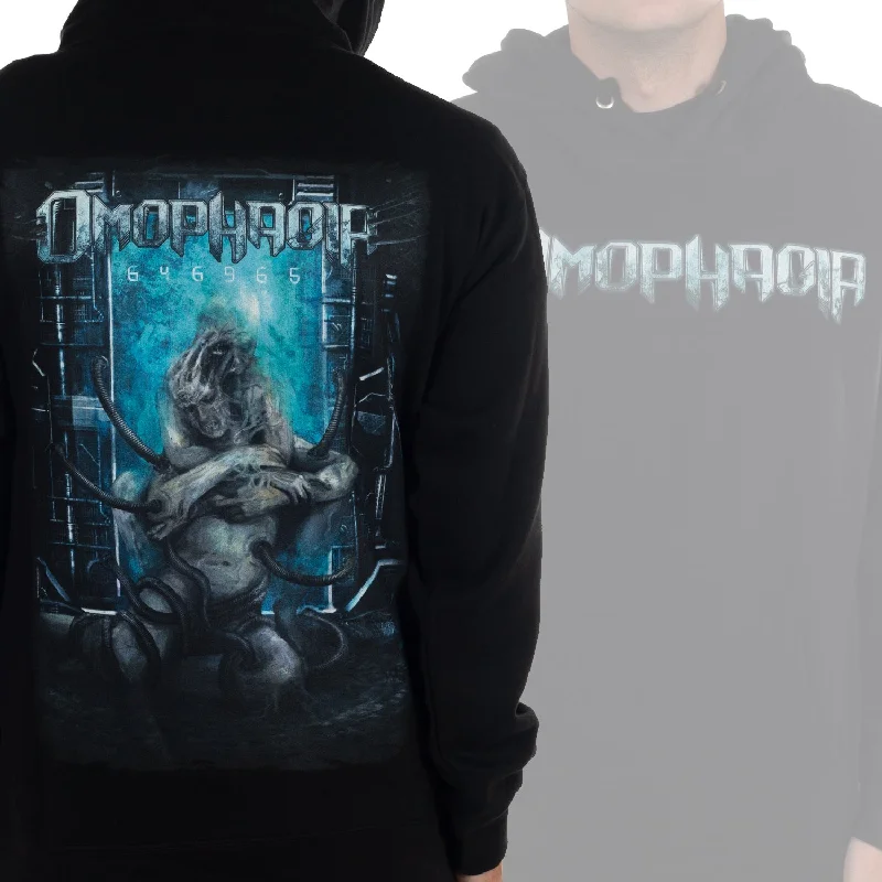Women's oversized cropped hoodie with drawstrings for a trendy lookOmophagia "646965" Pullover Hoodie Women's oversized cropped hoodie with drawstrings for a trendy lookOmophagia "646965" Pullover Hoodie