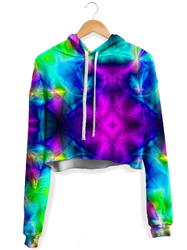 Women's mock - neck sweatshirt made of moisture - wicking material for fitness usePsyched Mixed Dimension Fleece Crop Hoodie Women's mock - neck sweatshirt made of moisture - wicking material for fitness usePsyched Mixed Dimension Fleece Crop Hoodie
