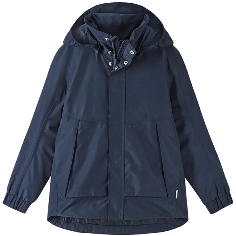 Women's denim jackets with distressed details for a casual and edgy lookReima Reimatec Jacket Kannus Navy Women's denim jackets with distressed details for a casual and edgy lookReima Reimatec Jacket Kannus Navy