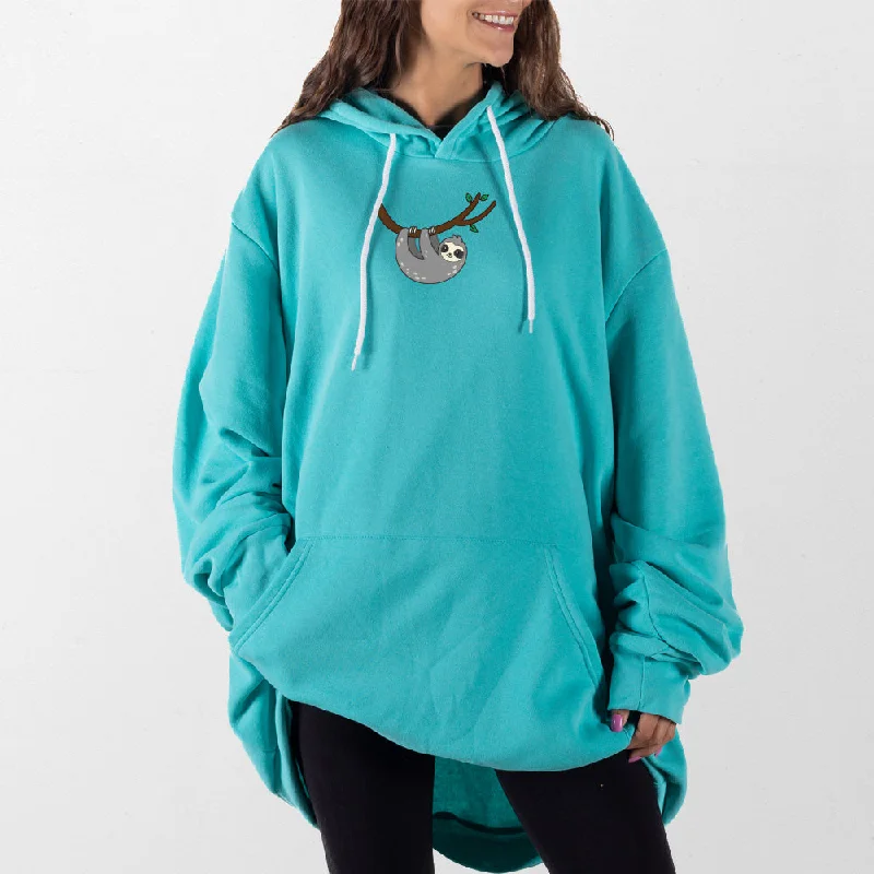 Women's oversized cropped hoodie with drawstrings for a trendy lookSloth Giant Hoodie Women's oversized cropped hoodie with drawstrings for a trendy lookSloth Giant Hoodie