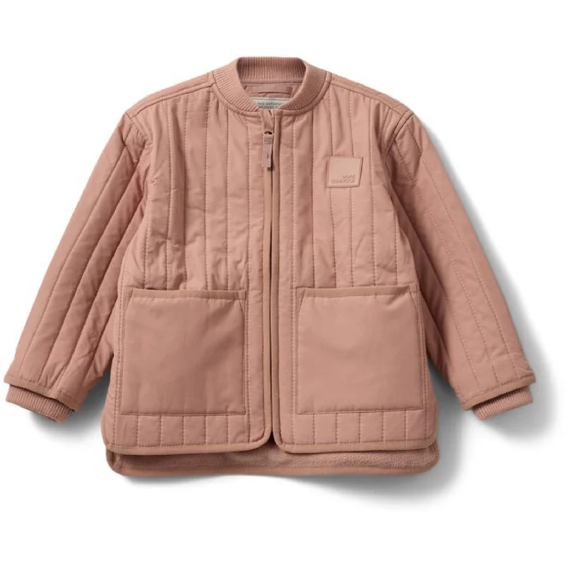 Women's long - line cardigan jackets in a soft knit for a cozy and elegant lookSofie Schnoor Rosy Brown Thermo Jacket Women's long - line cardigan jackets in a soft knit for a cozy and elegant lookSofie Schnoor Rosy Brown Thermo Jacket