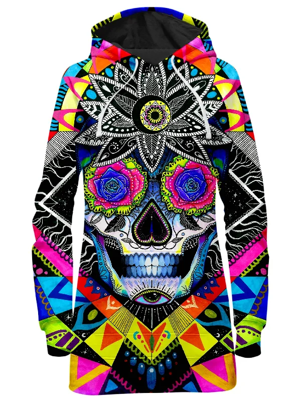 Women's crew - neck sweatshirt in a heather gray shade for a classic and versatile optionSuger Skull Hoodie Dress Women's crew - neck sweatshirt in a heather gray shade for a classic and versatile optionSuger Skull Hoodie Dress