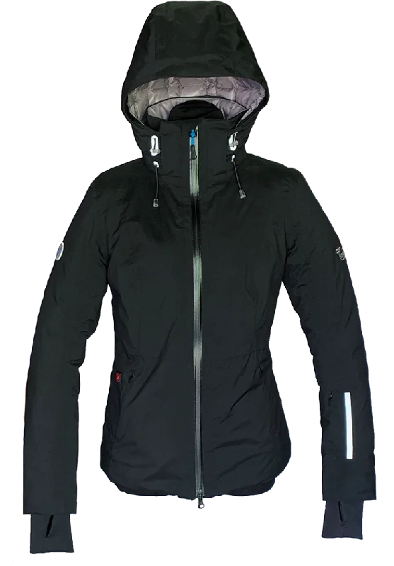Women's waterproof rain jackets in bright yellow for high - visibility outdoor activitiesSUMMIT 5v Heated Down Jacket For Women Women's waterproof rain jackets in bright yellow for high - visibility outdoor activitiesSUMMIT 5v Heated Down Jacket For Women