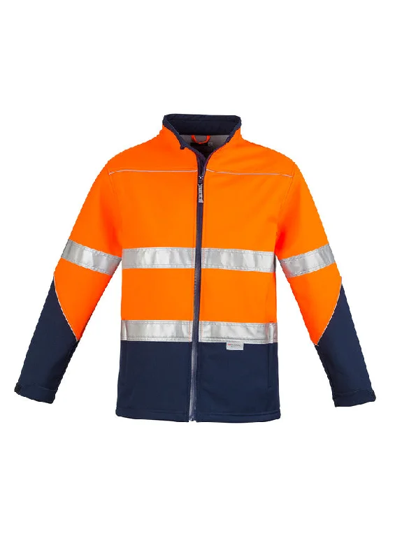 Women's cropped leather jackets with silver zippers for a punk - inspired outfitSyzmik Hi Vis Soft Shell Jacket ZJ353 Women's cropped leather jackets with silver zippers for a punk - inspired outfitSyzmik Hi Vis Soft Shell Jacket ZJ353