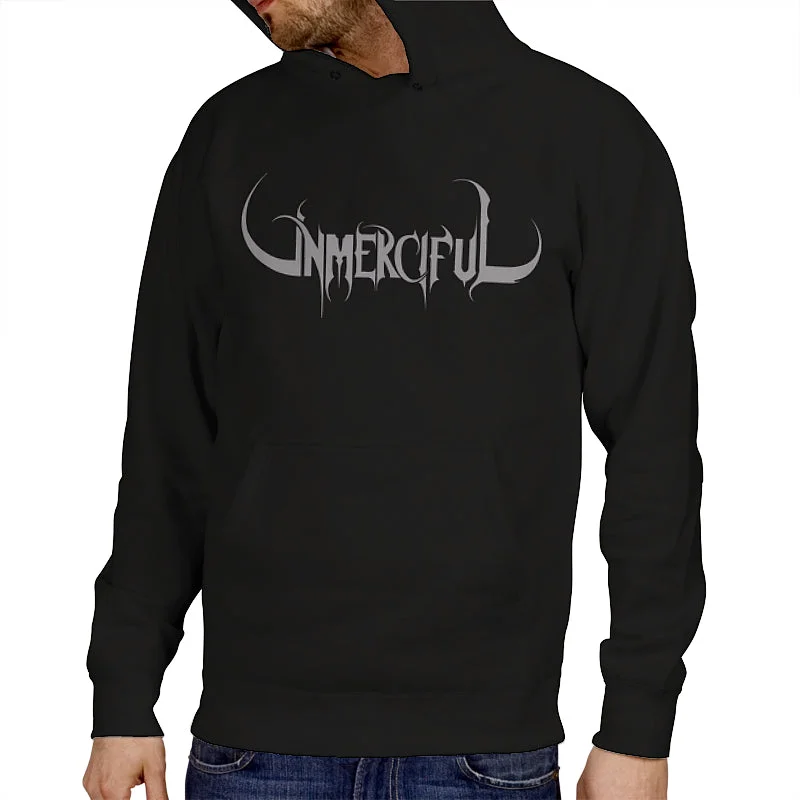 Women's oversized cropped hoodie with drawstrings for a trendy lookUnmerciful "Logo" Pullover Hoodie Women's oversized cropped hoodie with drawstrings for a trendy lookUnmerciful "Logo" Pullover Hoodie