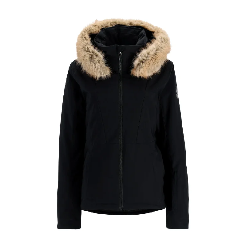 Women's windbreaker jackets with adjustable hoods for windy daysWomens Vida - Black (2022) Women's windbreaker jackets with adjustable hoods for windy daysWomens Vida - Black (2022)