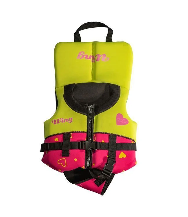 Women's moto jackets with a lace - up front for a unique and stylish touchWing Mayhem L50 Infant Life Vest - Yellow/Pink Women's moto jackets with a lace - up front for a unique and stylish touchWing Mayhem L50 Infant Life Vest - Yellow/Pink