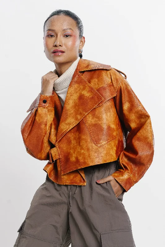 Women's pea coats in a plus - size fit for a flattering and warm winter coatRustic Wash Biker Jacket Women's pea coats in a plus - size fit for a flattering and warm winter coatRustic Wash Biker Jacket