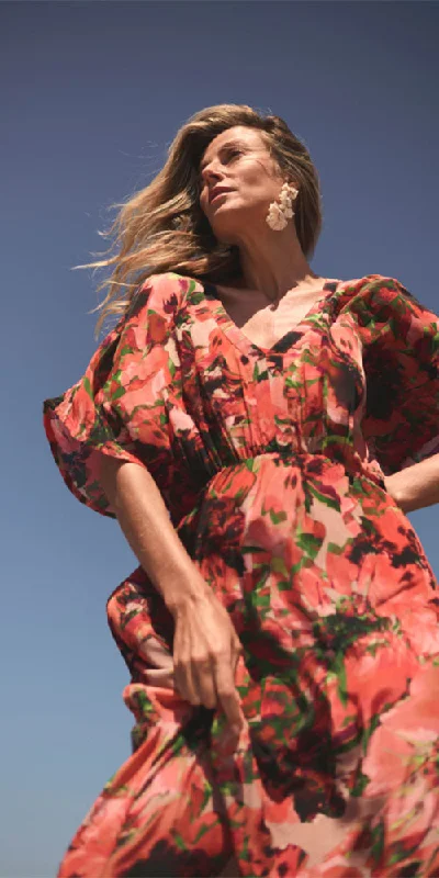 Ruffled Women Dress with Multiple Layers for a Playful and Girly Style Ruffled Women Dress with Multiple Layers for a Playful and Girly Style Cream Floral Maxi Dress Ruffled Women Dress with Multiple Layers for a Playful and Girly Style Ruffled Women Dress with Multiple Layers for a Playful and Girly Style Cream Floral Maxi Dress