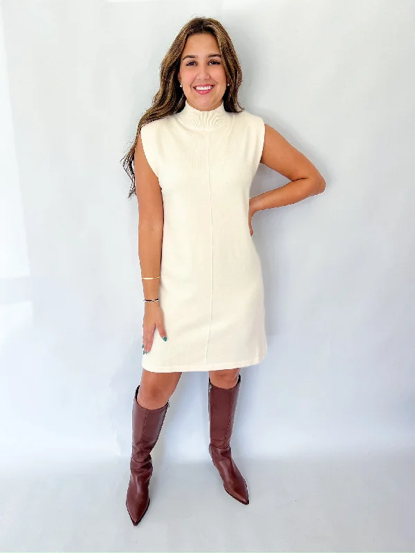 Shift Women Dress with a Simple and Classic Design for Everyday Wear Shift Women Dress with a Simple and Classic Design for Everyday Wear Cream Scale Sweater Dress