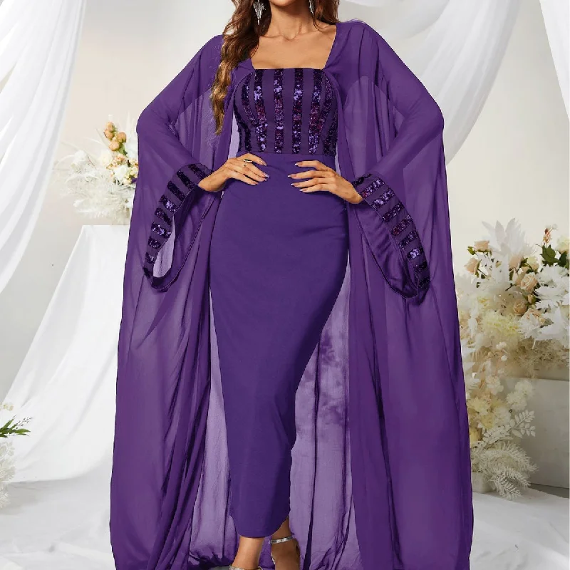 Mini Women Dress with a Short Hem for a Young and Trendy Style Mini Women Dress with a Short Hem for a Young and Trendy Style NiDELL New Mid-East Wind Evening Dress Elegant Chiffon Patchwork Sequin Cloak Prom Evening Long Dress-SSW3044-3 Mini Women Dress with a Short Hem for a Young and Trendy Style Mini Women Dress with a Short Hem for a Young and Trendy Style NiDELL New Mid-East Wind Evening Dress Elegant Chiffon Patchwork Sequin Cloak Prom Evening Long Dress-SSW3044-3