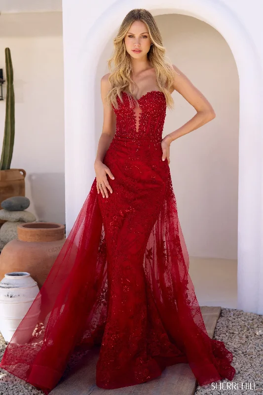 Ruffled Women Dress with Multiple Layers for a Playful and Girly Style Ruffled Women Dress with Multiple Layers for a Playful and Girly Style Sherri Hill 56670 Ruffled Women Dress with Multiple Layers for a Playful and Girly Style Ruffled Women Dress with Multiple Layers for a Playful and Girly Style Sherri Hill 56670