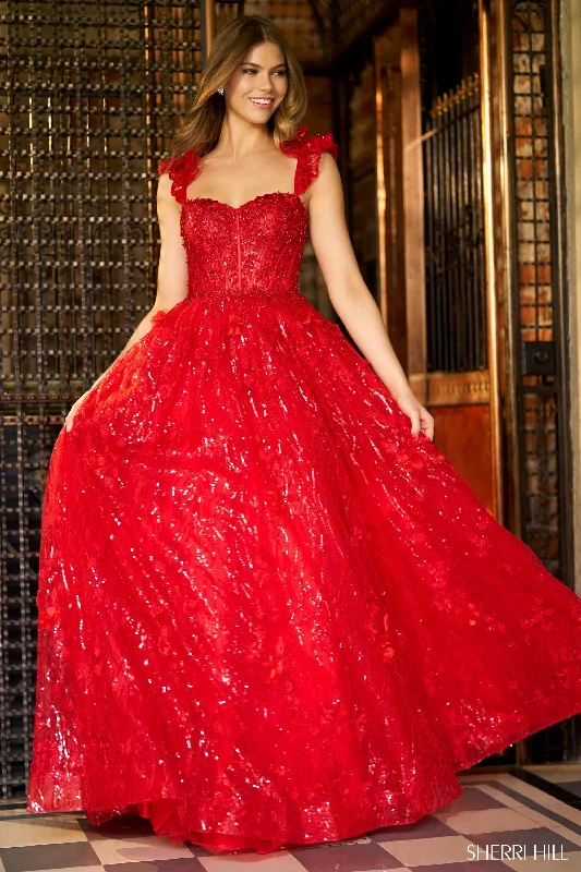 Strapless Women Dress with a Built - in Bra for Comfort and Support Strapless Women Dress with a Built - in Bra for Comfort and Support Sherri Hill 56673 Strapless Women Dress with a Built - in Bra for Comfort and Support Strapless Women Dress with a Built - in Bra for Comfort and Support Sherri Hill 56673